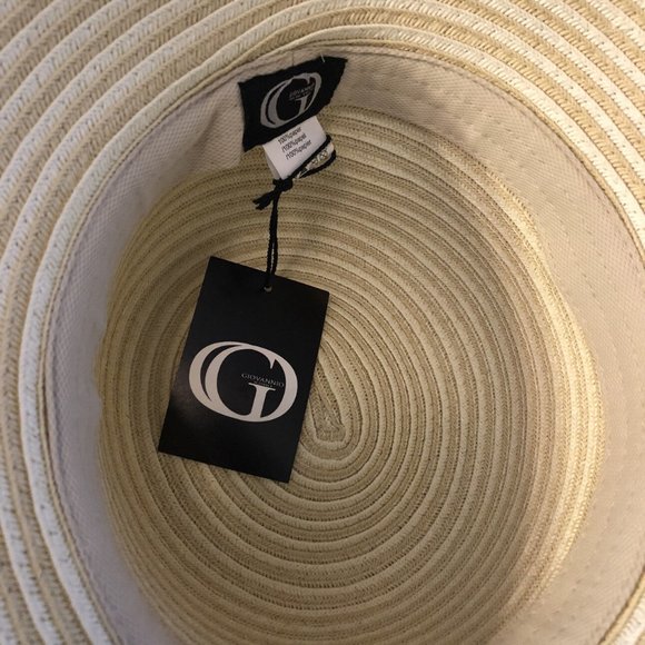 Giovannio NY NWT Fabulous Ivory Derby Wedding Church Brim Bow Hat main image 2